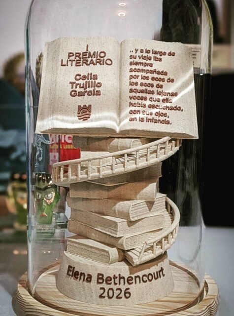Hace unos días nuestra amiga @elena.bethencourt y galardonada por el @ayuntamientoadeje nos hacía llegar esta foto.

Un familiar consideró que había que protegerlo del polvo.

Sinceramente es la guinda del pastel, y finalizo con una frase de Elena que me gustó:

"Al final el arte se alimenta siempre del aprecio de la obra"