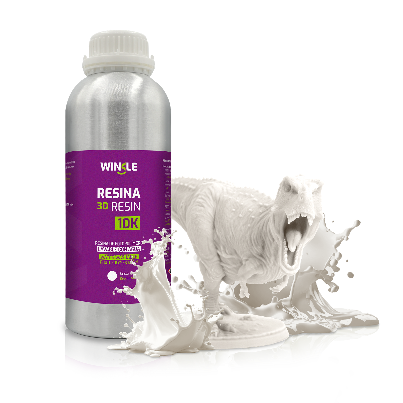 Resina 3D Lavable Winkle - BLANCO