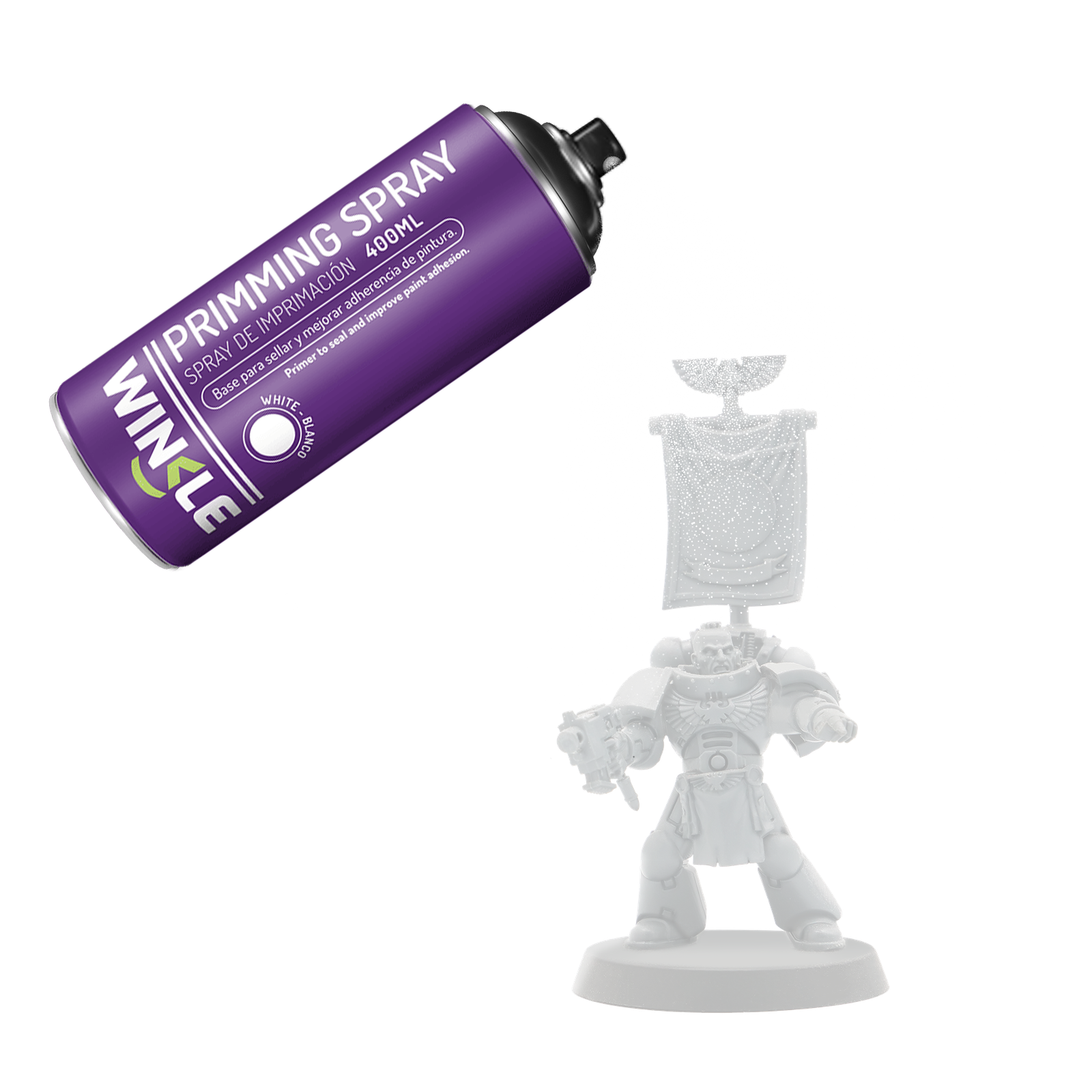 Blanco - Spray imprimación 3D