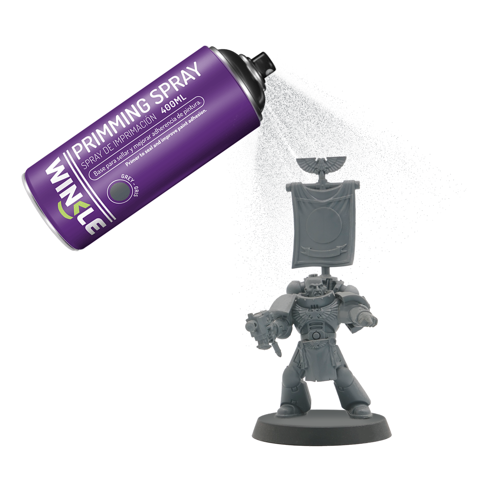 Gris- Spray imprimación 3D